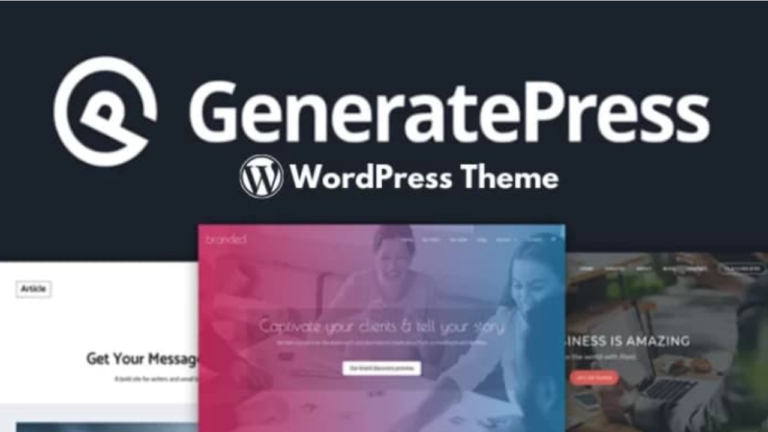 Download GeneratePress Theme Premium Plugin 2.4.1 Free GPL
