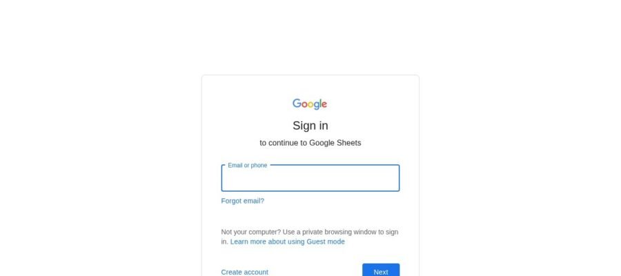Google Sheets